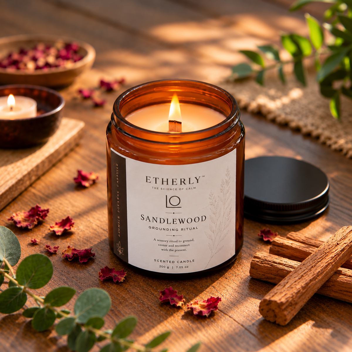 The Ritual Candles - Sandlewood